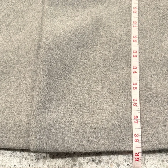 Hollister Light Gray Men's Single-Breasted Overcoat XL Wool Blend